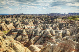 Scenic view at Badlands National Park, South Dakota, USA in the day light